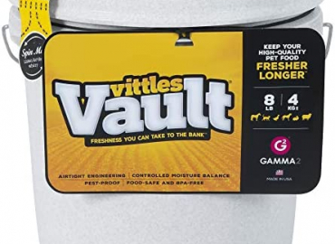 Gamma2 Vittles Vault Outback Airtight Pet Food Container, 8 Pounds