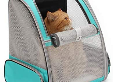 LOLLIMEOW Pet Carrier Backpack for Dogs and Cats,Puppies,Fully Ventilated Mesh,Airline Approved,Designed for Travel, Hiking, Walking & Outdoor Use