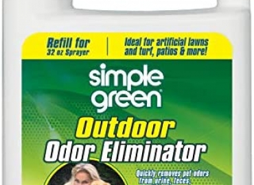 Simple Green Outdoor Odor Eliminator for Pets, Dogs, Ideal for Artificial Grass & Patio