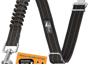 Active Pets Dog Seatbelt, Adjustable Safety Dog Seat Car Harness, Dog Seat Belt for Pets – Durable Dog Seatbelts for Cars – Dog Car Seat Belt for Dogs
