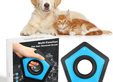 VavoPaw Pet Hair Remover, Dog Cat Hair Detailer for Couch, Dog Hair Detailing Removal for Car Interior, Multifunctional Fur Removal Brush for Carpet, Auto Detailing, Furniture, Lint, Sofa