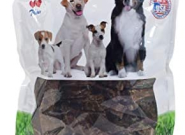 Premium All Natural Made in the USA Beef Stakes Beef Lung Dog Treats – 1 Pound Package