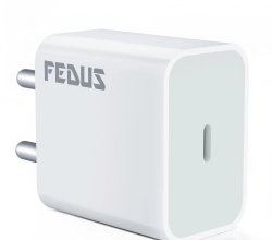 FEDUS Apple Charger 20w Original, 20W Fast Type C PD iPhone Charger Adapter Compatible with 15, 14, 13, 12, 11,X/Xr Series Air Pods iPad/iPad Mini and Air Pods, BIS Certified with 2 Year Warranty