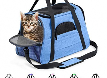 Prodigen Pet Carrier Airline Approved Pet Carrier Dog Carriers for Small Dogs, Cat Carriers for Medium Cats Small Cats, Small Pet Carrier Small Dog Carrier Airline Approved Dog Cat Pet Travel Carrier