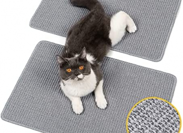 Conlun Cat Scratcher Mat,Natural Sisal Cat Scratch Pad,Horizontal Floor Cat Scratching Pads Rug for Indoor Cats Grinding Claws Nails,Cat Furniture Protector for Couch & Carpets & Sofas