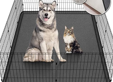 Gimars Upgrade Thicker 5 Layers Heavy Absorbency 72″x72″ Washable Pee Pads for Dogs, Non Slip Quick Dry Waterproof Whelping Pads Reusable Dog Mats for Training Housebreaking for Playpen Crate Kennel