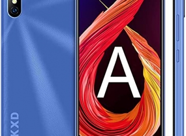 KXD 6A Smartphone Unlocked | Long Lasting Battery | 5.5” Full-Screen Display | Quad-core Android 8GB to 64GB Extend | 8MP + 5MP Camera | Dual SIM Card Cell Phone | Blue