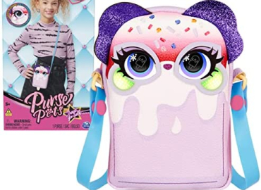 Purse Pets, Cattitude Interactive Pet and Handbag with Over 30 Sounds and Reactions, Kids Toys for Girls Ages 5 and up