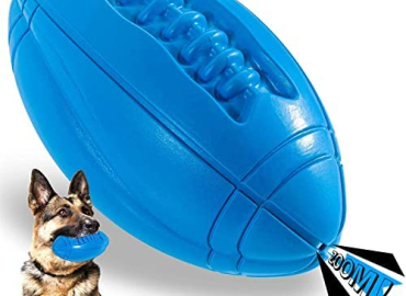 Durable Dog Squeaky Toys for Aggressive Chewers, Apasiri Dog Squeaking Interactive Toys Tough Dog Chew Toys Ball for Medium and Large Breed, Squeaky Chew Toys for Large Dogs