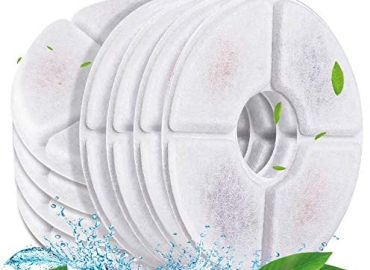 Comsmart Cat Water Fountain Filter, Pet Fountain Filter 3 Triple Filtration System Replacement Filter