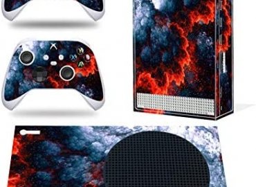 Xbox Series S Skin Stickers Decal Full Body Vinyl Cover for Microsoft Xbox Series S Console and Controllers (Magma)