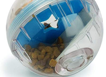 Pet Zone IQ Treat Ball – Adjustable Dog Treat Dog Ball & Treat Dispensing Dog Toys (Dog Puzzle Toys, Dog Enrichment Toys, and Interactive Dog Toys in One) Great Alternative to Snuffle Mat for Dogs – 3″