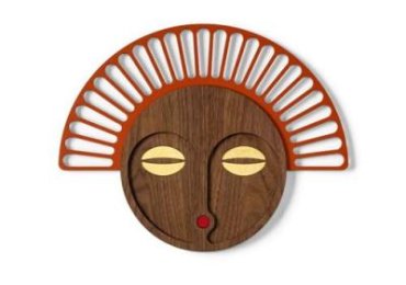 African Women Wooden Wall Mask (India, Other Countries)