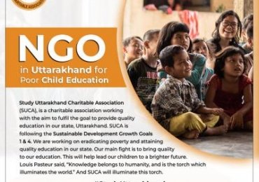 NGO in Uttarakhand for Poor Child Education – Study Uttarakhand Charitable Association (Sewlan Kalan Chowk, Alka Dairy Majra, Dehradun, India, Other Countries)