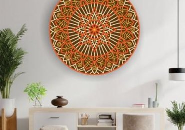 3D Mandala Wooden Wall Art 4 Layer 15 (Noida, India, Other Countries)