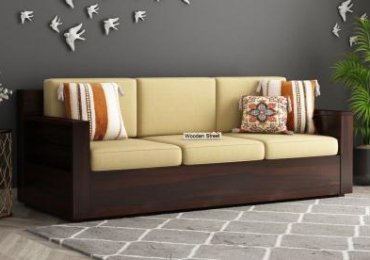 Buy Three Seater Wooden Sofa Online in India at upto 55% off. (Bangalore, India, Other Countries)