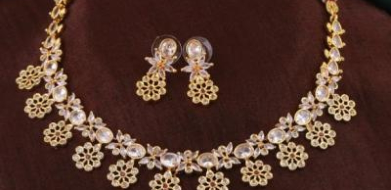 Buy latest and unique temple necklace set online (Hyderabad, Indiana, USA)