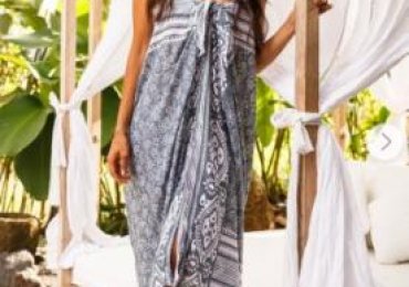 Buy Floral Beach Sarong Cover-Up Skirt online (Kingston, New York, USA)