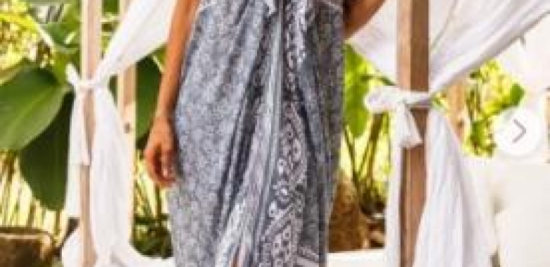 Buy Floral Beach Sarong Cover-Up Skirt online (Kingston, New York, USA)