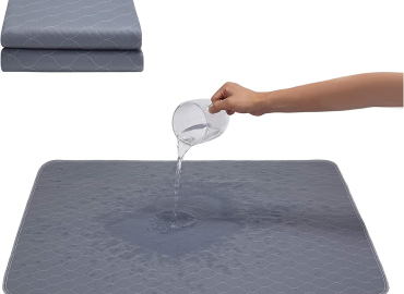 JdPet Washable Dog Pee Pads+Free Grooming Gloves – Reusable Whelping Pads,Waterproof Dog Mat Non-Slip Puppy Potty Training Pads for Dogs, Cats, Bunny