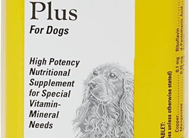 Pet-Tabs Plus Multivitamin and Mineral Supplement for Dogs of all Sizes with special nutritional needs, Chewable Tablet, 60 Count Bottle