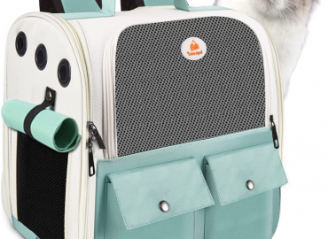 Cat Backpack Carrier, Top tasta Pet Backpack Carrier for Small Cats and Dogs, Airline Approved | Ventilated Design, Cat Carrier Backpack with Breathable Mesh for Hiking Camping, Up to 20 lbs