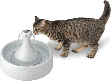 PetSafe Drinkwell 360 Multi Pet Drinking Fountain – Customizable Automatic Water Dispenser for Cats and Dogs – 128 oz Fresh, Filtered Water Capacity for Healthy Pets – Filter Included