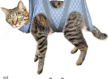 Ginkko Pet Dog Grooming Hammock Harness for Cats & Dogs, Dog Sling for Grooming, Dog Hammock Restraint Bag with Nail Clippers/Trimmer, Nail File, Pet Comb,Ear/Eye Care