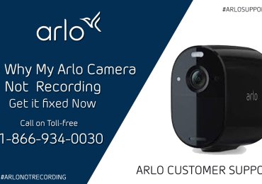 Why is my Arlo camera not recording? | +1-866-934-0030