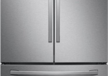 Samsung – 28 cu. ft. Large Capacity 3-Door French Door Refrigerator – Stainless steel