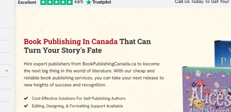 Book Publishing Canada | Canadian Book Publishers