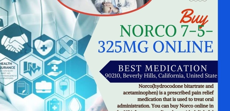Buy Norco 7-5-325mg Online Quality Products Delivery | California, USA