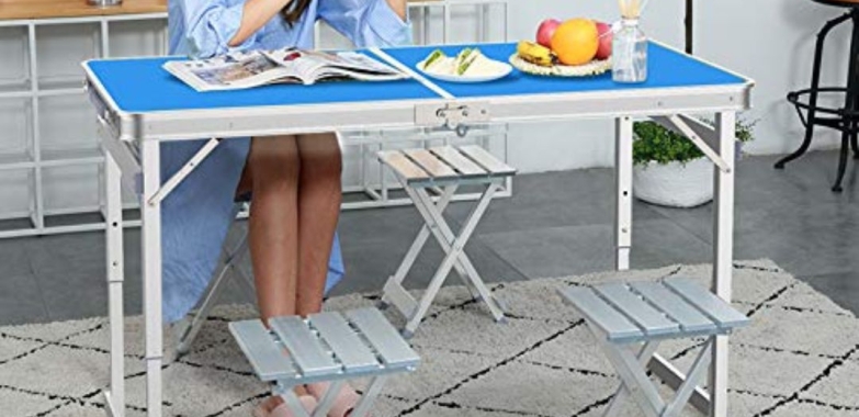 Explore the Outdoors with Corvids India’s Durable and Portable Camping Table