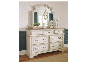 Realyn 7 Drawer Dresser and Mirror