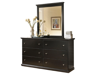 Maribel 6 Drawer Dresser and Mirror