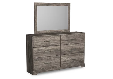 Ralinksi 6 Drawer Dresser and Mirror