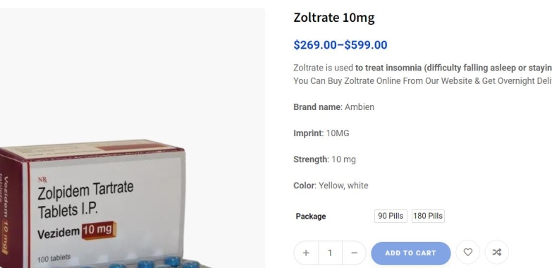 Buy zoltrate 10mg Online insomnia and allied conditions