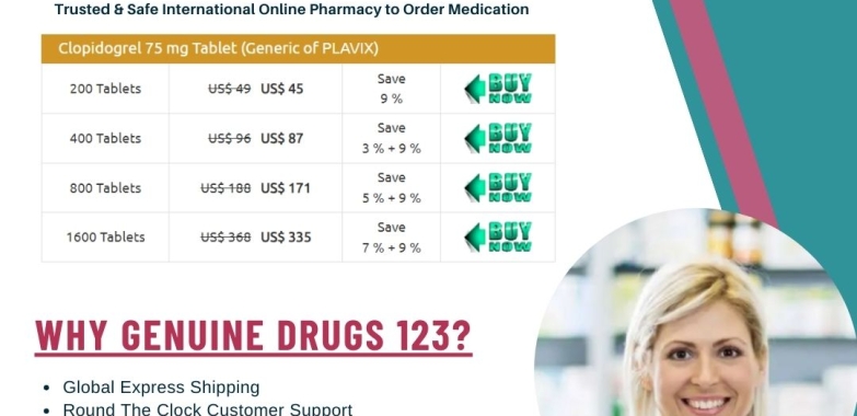 Get Relief with Clopidogrel Plavix – Order Now