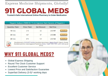 Get the Best Quality Heparin Sodium at 911 Global Meds