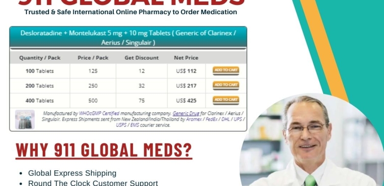 Get the best prices on Singulair and Montelukast online