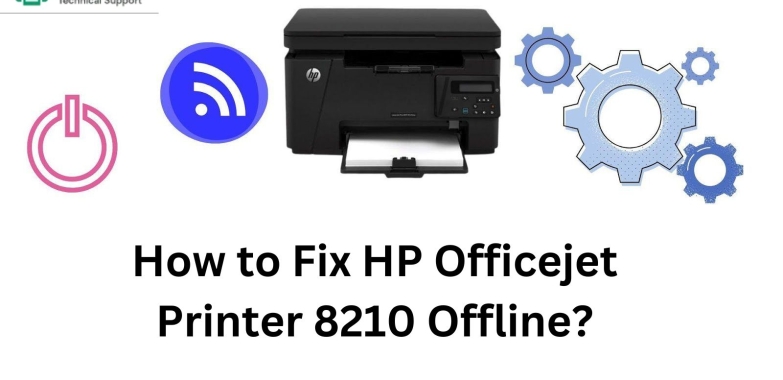 Fix HP Officejet printer 8210 offline