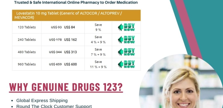 Lovastatin Altocor: Available for Get Online