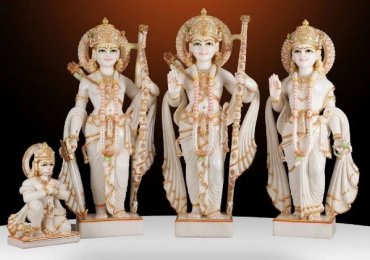 Marble Ram Darbar Statue