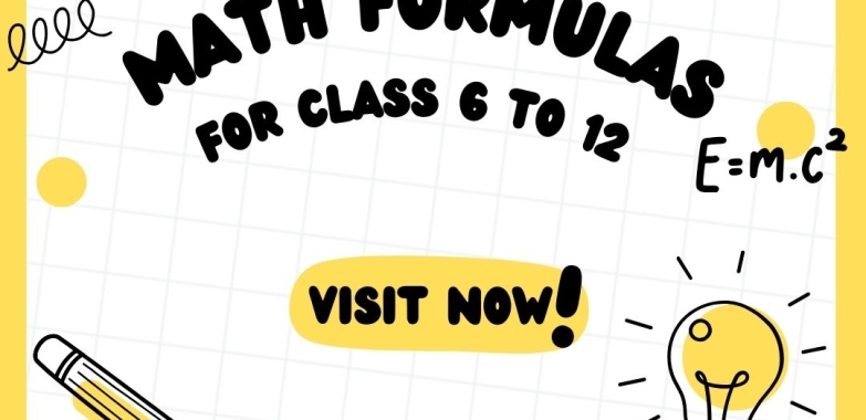 Class 12 Maths Formulas – All Chapters with Formula Sheet PDF