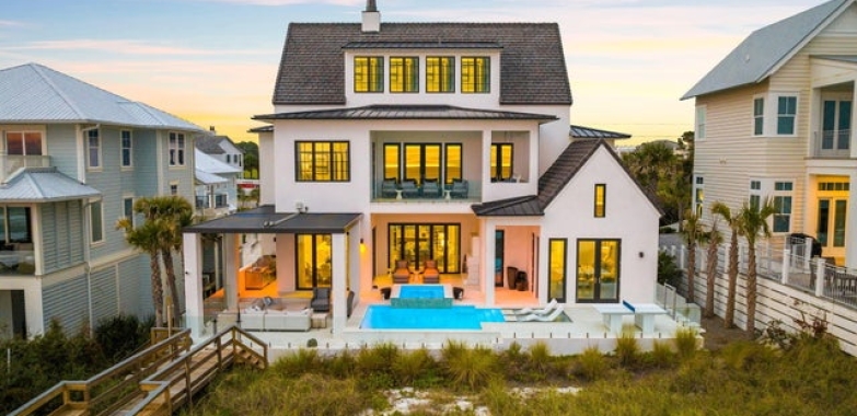 Gulf front homes on 30a