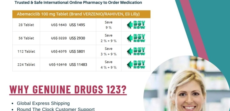 Online Medication Store: Get Abemaciclib Verzenio