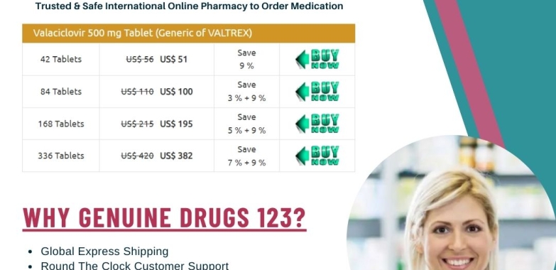 Online Medication Store: Get Valaciclovir Valtrex