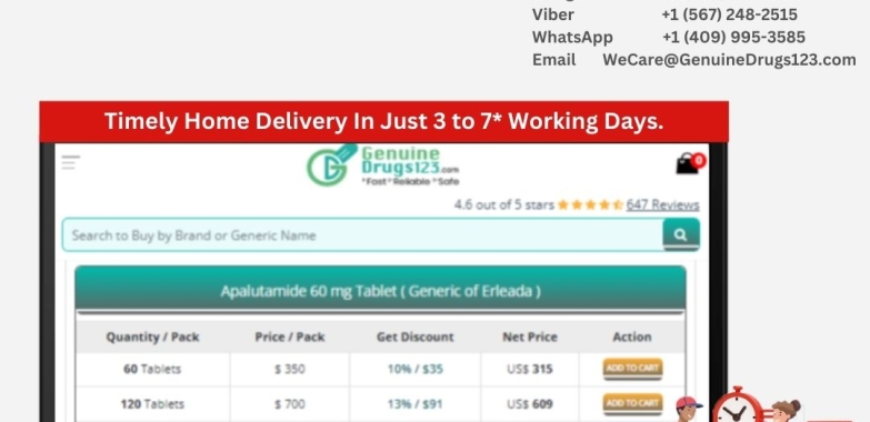 Order Apalutamide Online – Express Shipping