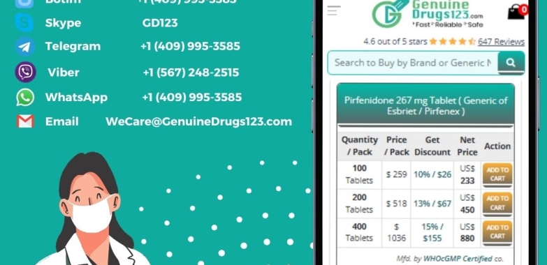 Order Esbriet Pirfenidone Online – Express Shipping