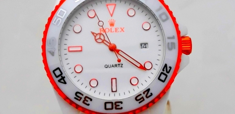 Rolex Ceramic Quartz Mens Watch (1)